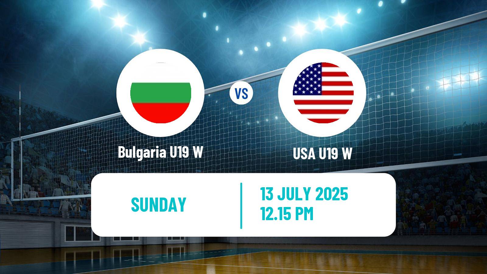 Volleyball World Championship U19 Volleyball Women Bulgaria U19 W - USA U19 W