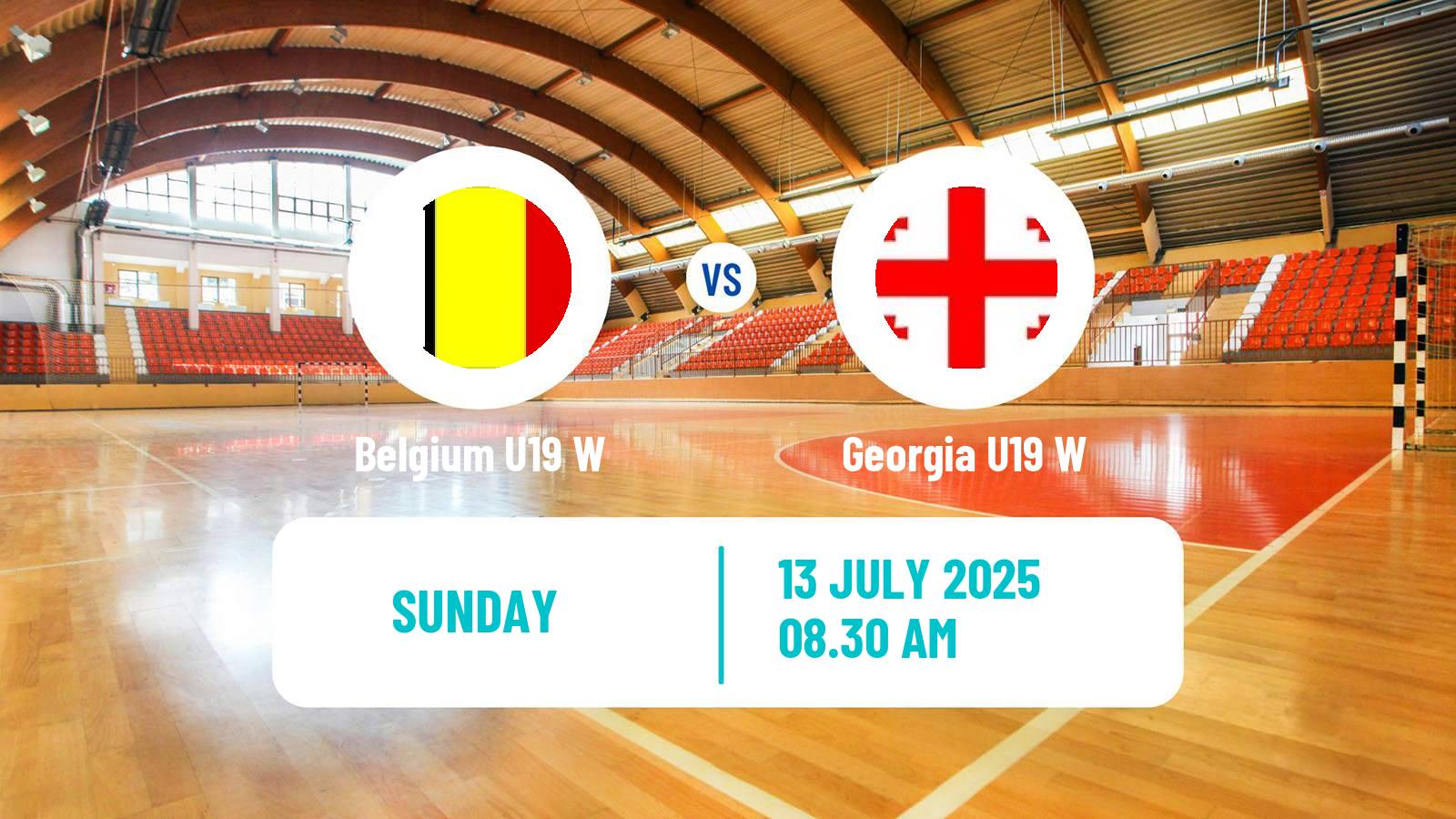 Handball European Championship U19 B Handball Women Belgium U19 W - Georgia U19 W