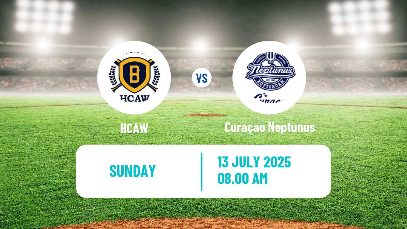 Baseball Dutch Hoofdklasse Baseball HCAW - Curaçao Neptunus