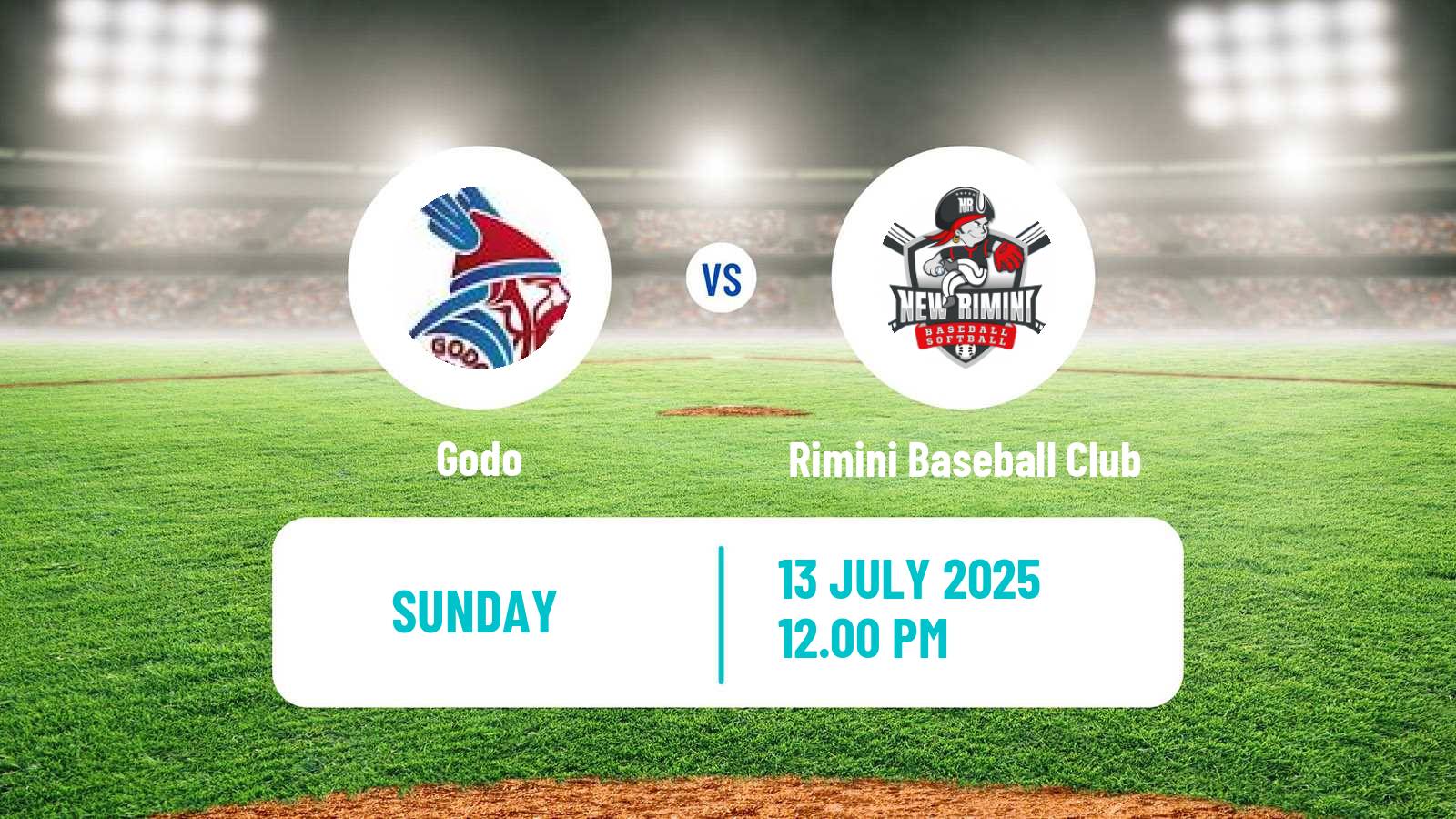 Baseball Italian Serie A1 Baseball Godo - Rimini Baseball Club