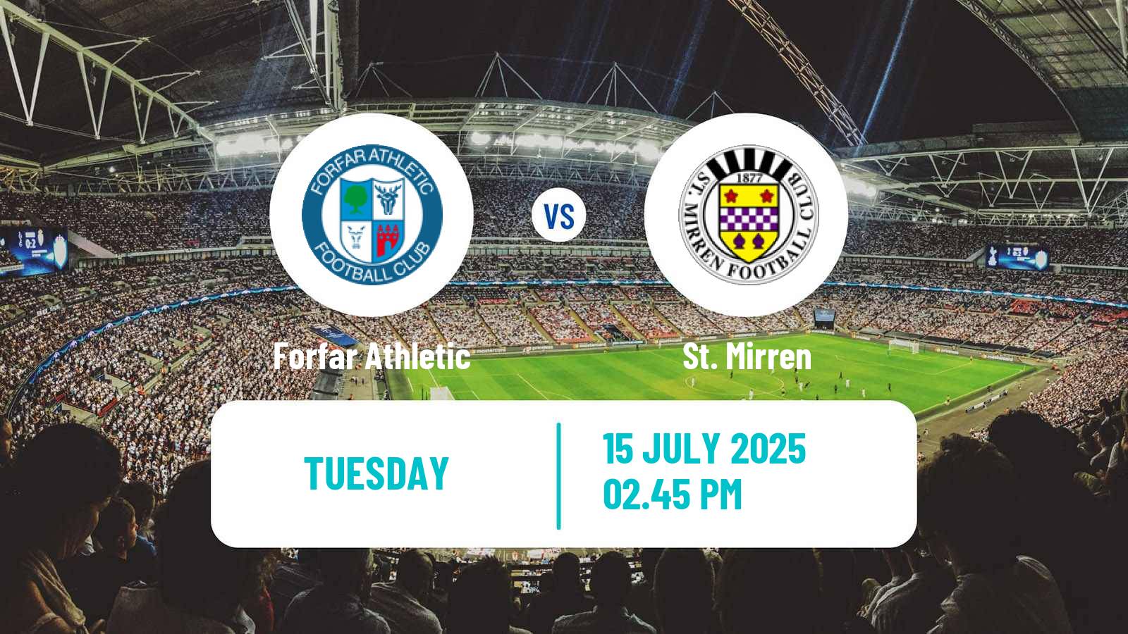 Soccer Scottish League Cup Forfar Athletic - St. Mirren