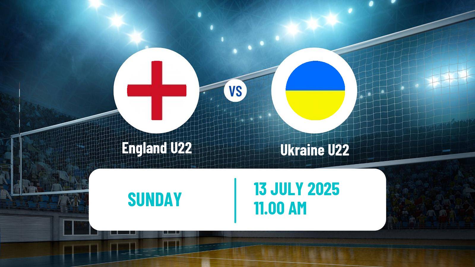 Volleyball European Championship U22 Volleyball England U22 - Ukraine U22