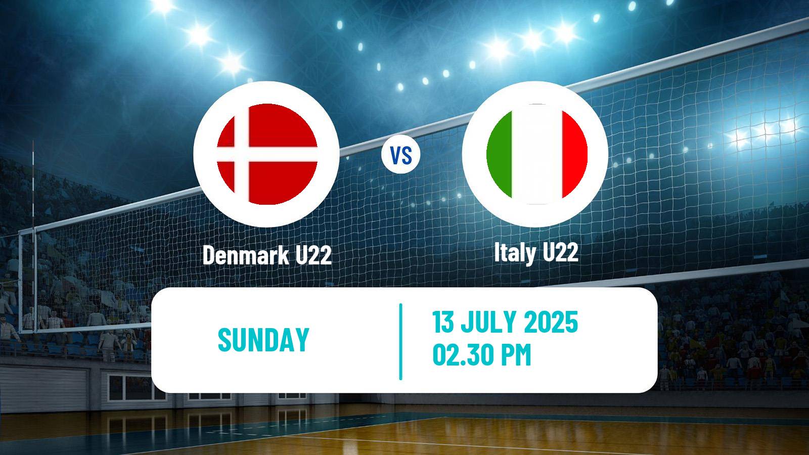 Volleyball European Championship U22 Volleyball Denmark U22 - Italy U22