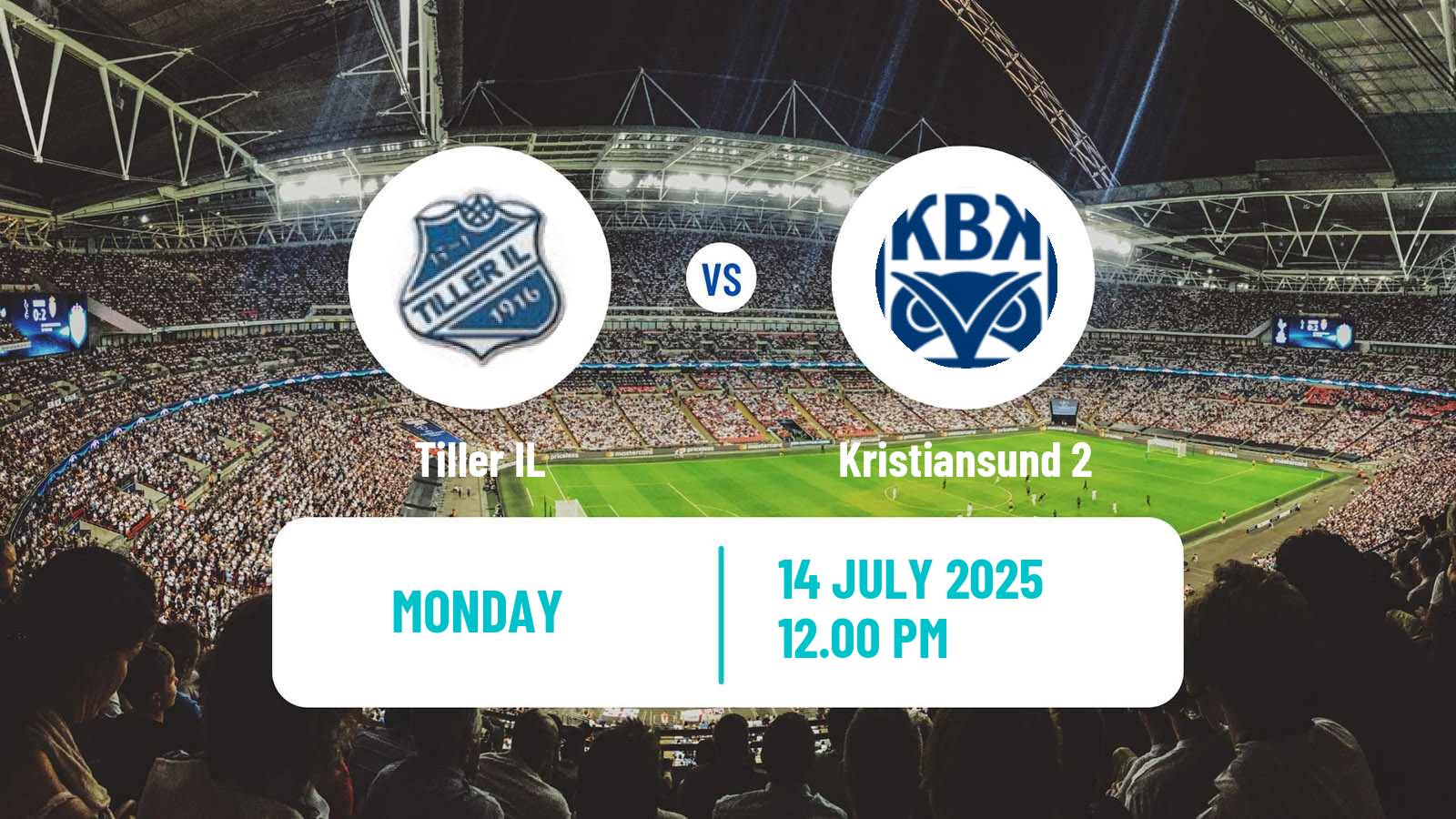 Soccer Norwegian Division 3 - Group 2 Tiller - Kristiansund 2