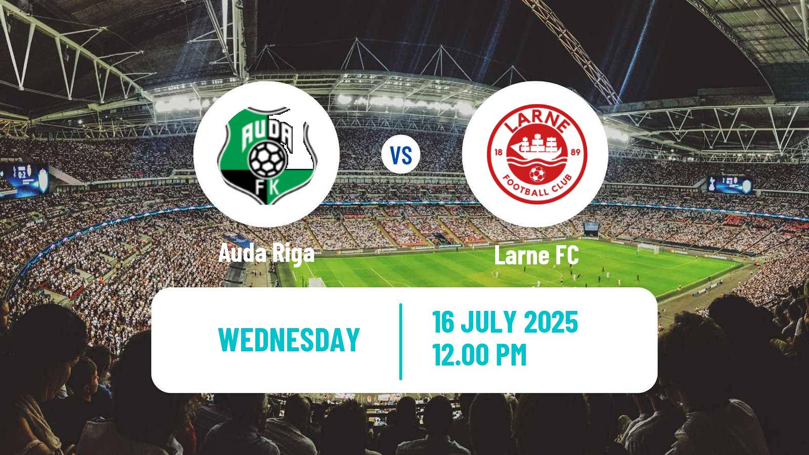 Soccer UEFA Europa Conference League Auda Riga - Larne