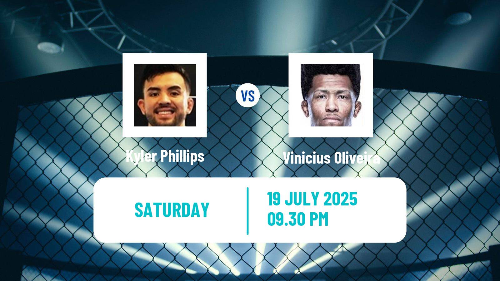 MMA Bantamweight UFC Men Kyler Phillips - Vinicius Oliveira