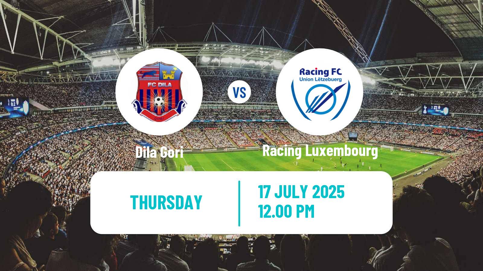Soccer UEFA Europa Conference League Dila Gori - Racing Luxembourg