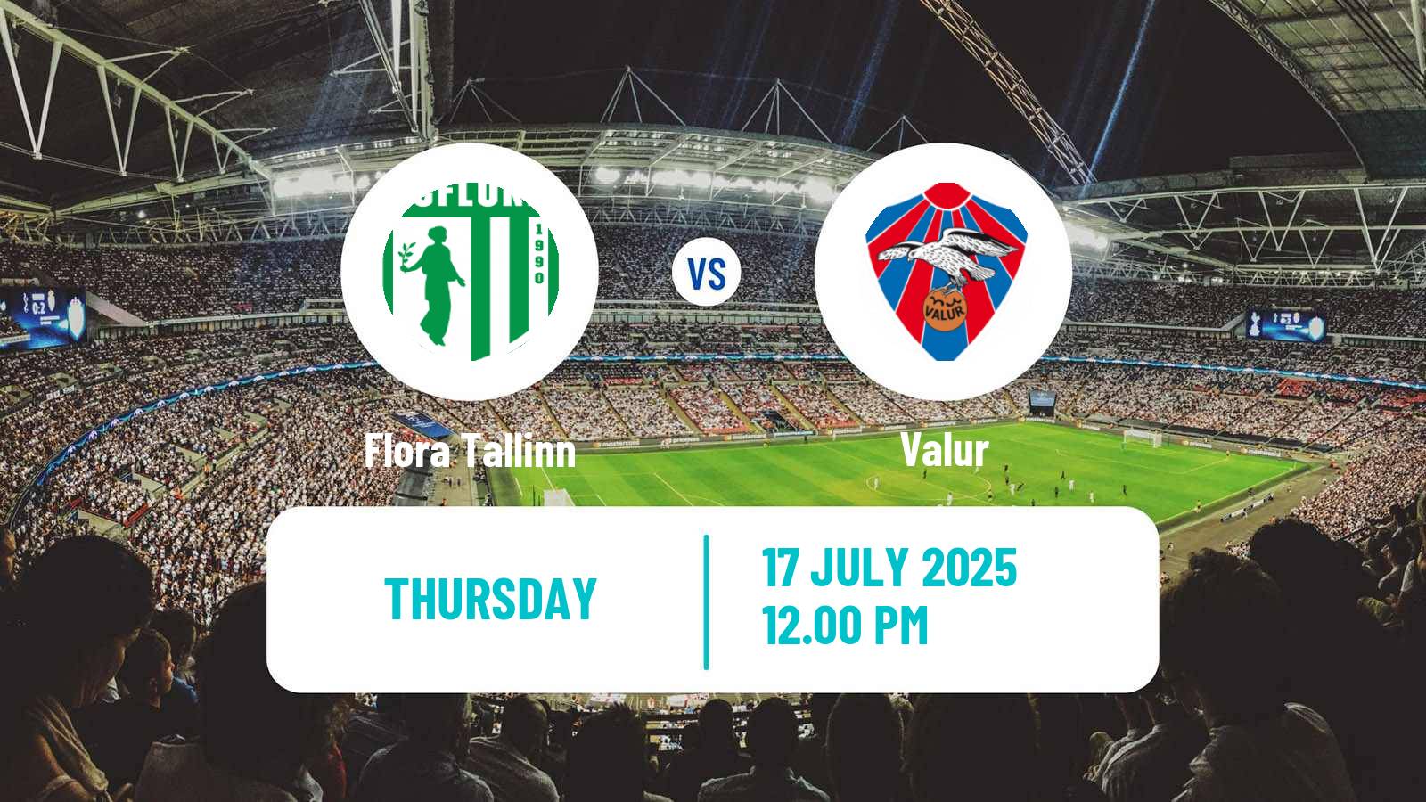 Soccer UEFA Europa Conference League Flora Tallinn - Valur