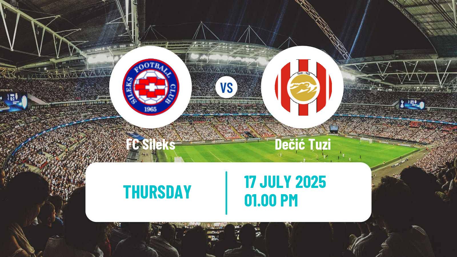 Soccer UEFA Europa Conference League Sileks - Dečić Tuzi