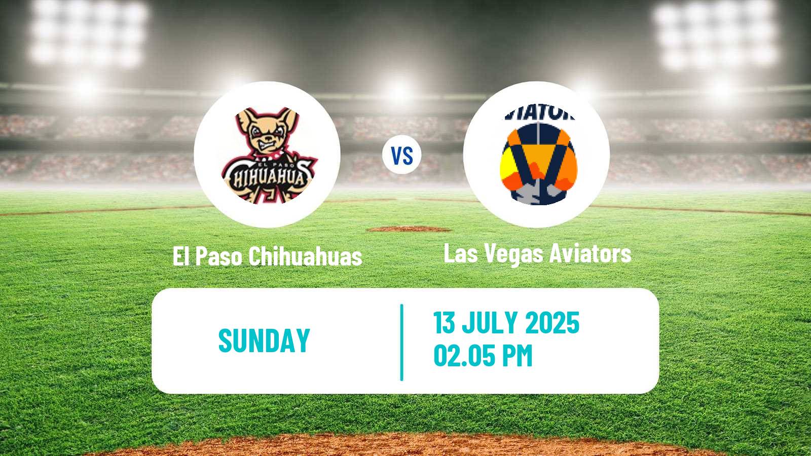 Baseball PCL El Paso Chihuahuas - Las Vegas Aviators