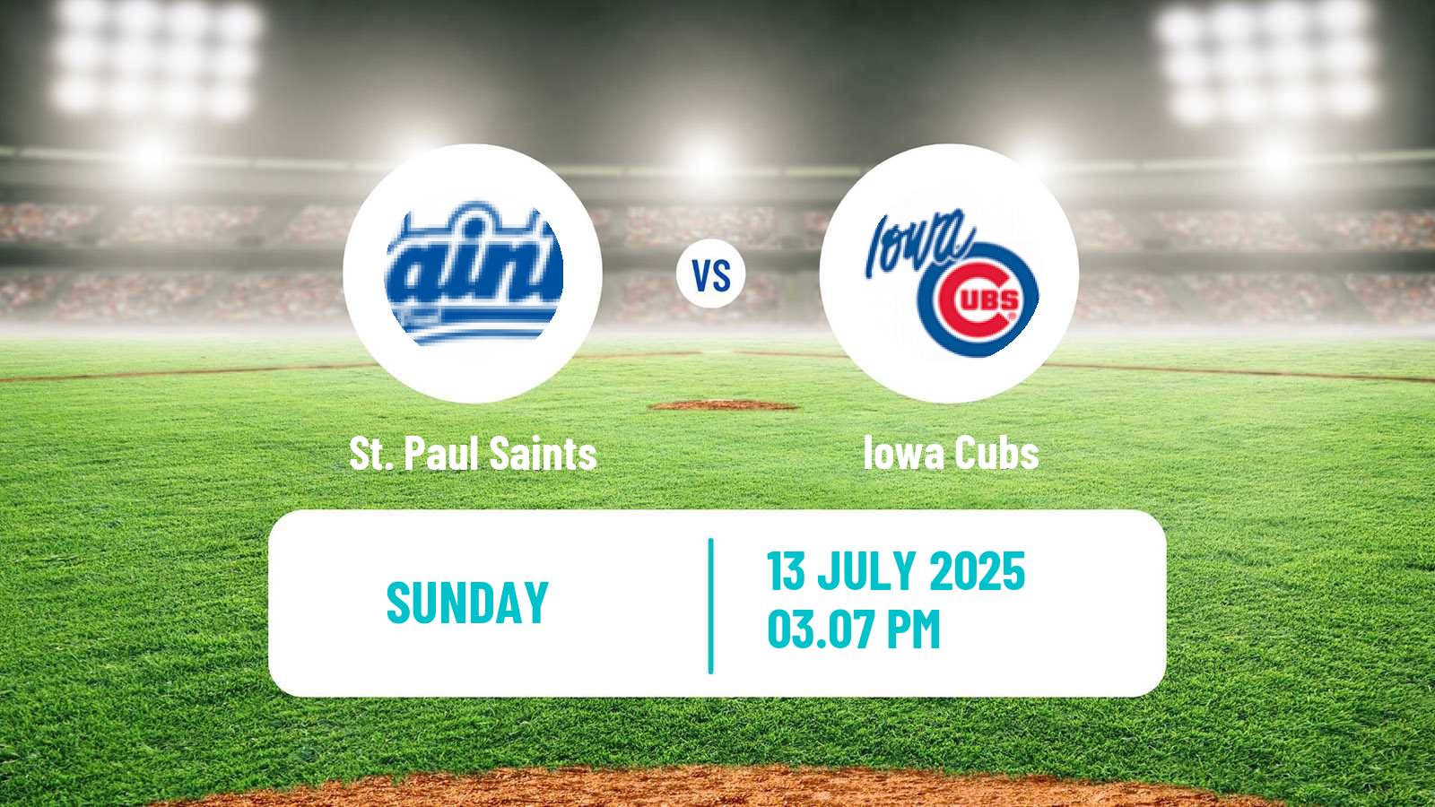 Baseball IL St. Paul Saints - Iowa Cubs