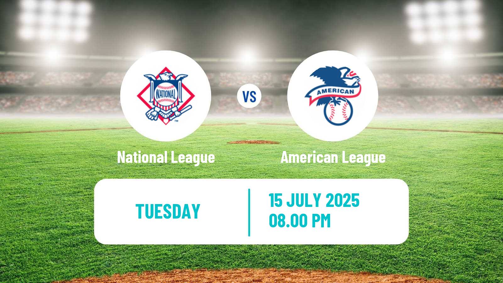 Baseball MLB National League - American League