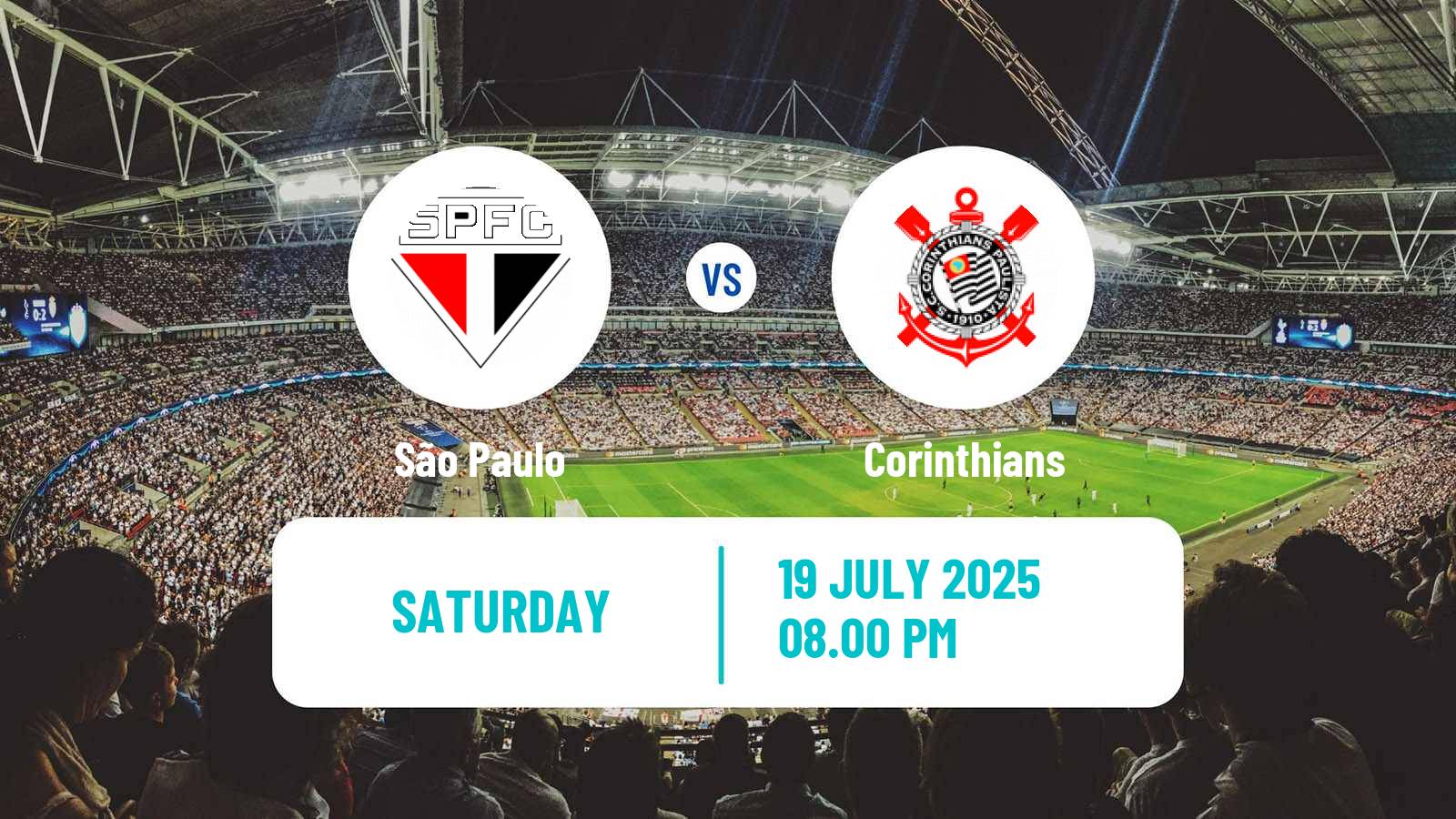 Soccer Brazilian Serie A São Paulo - Corinthians