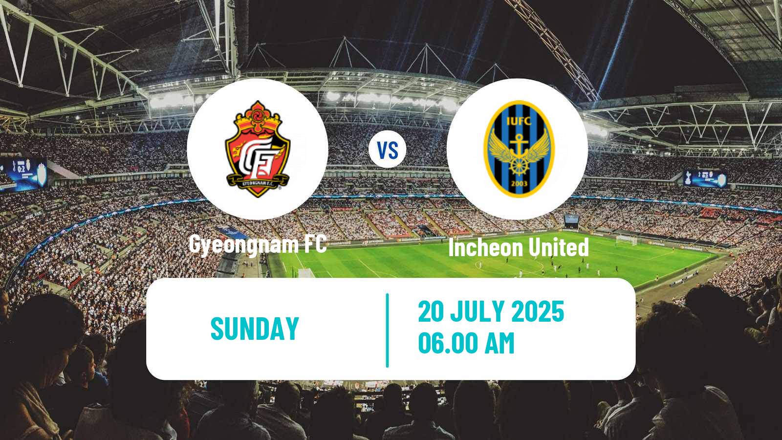 Soccer South Korean K-League 2 Gyeongnam - Incheon United