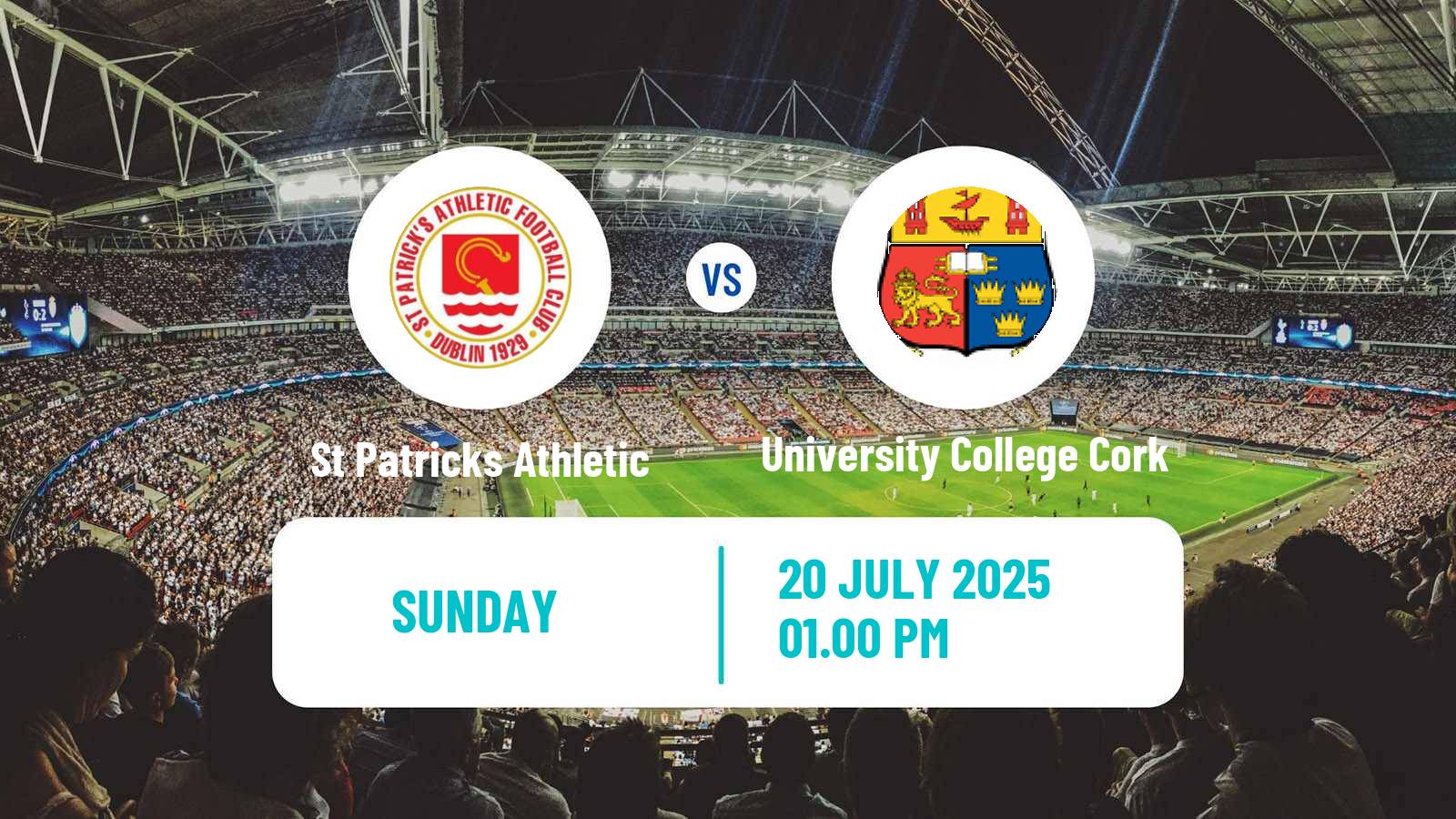 Soccer Irish FAI Cup St Patricks Athletic - University College Cork