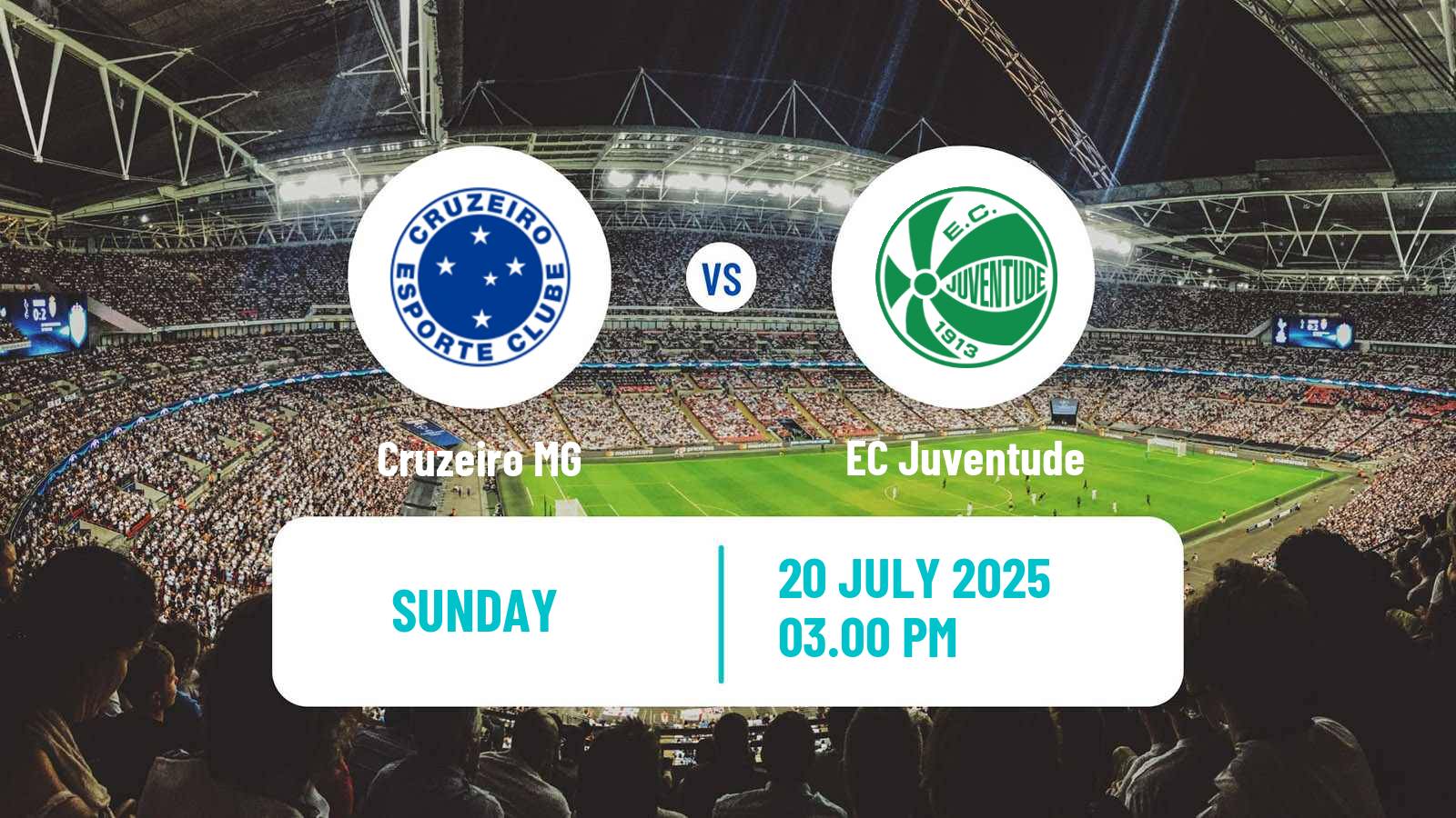 Soccer Brazilian Serie A Cruzeiro - Juventude
