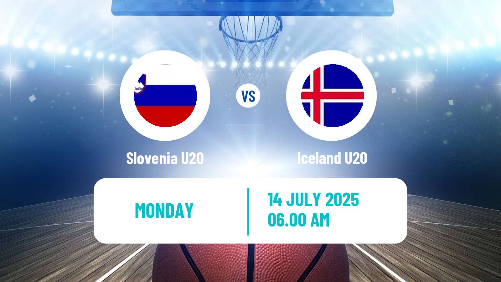 Basketball EuroBasket U20 Slovenia U20 - Iceland U20