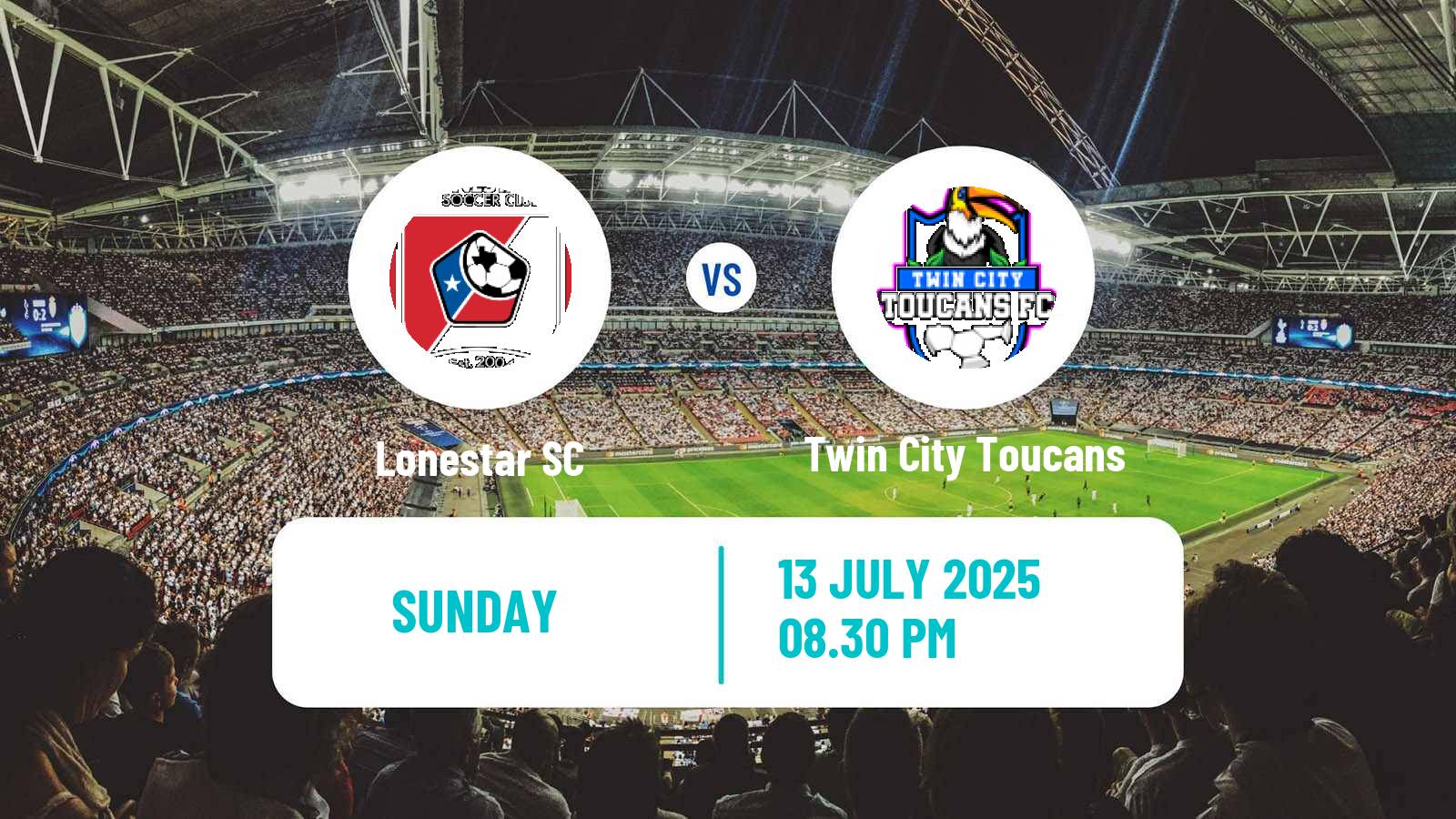 Soccer USL League Two Lonestar - Twin City Toucans