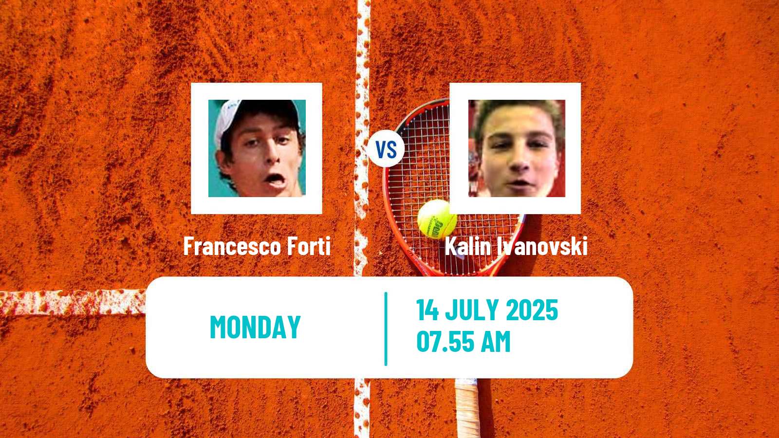 Tennis San Marino Challenger Men Francesco Forti - Kalin Ivanovski