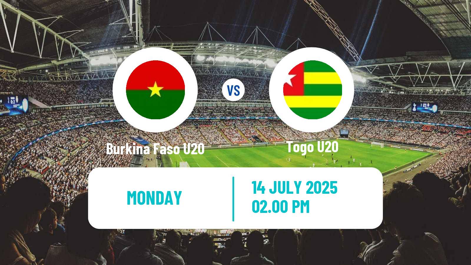 Soccer Friendly Burkina Faso U20 - Togo U20