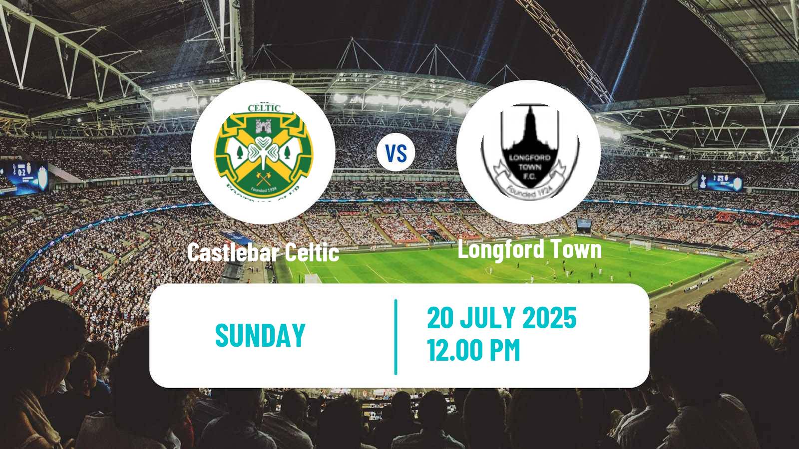 Soccer Irish FAI Cup Castlebar Celtic - Longford Town