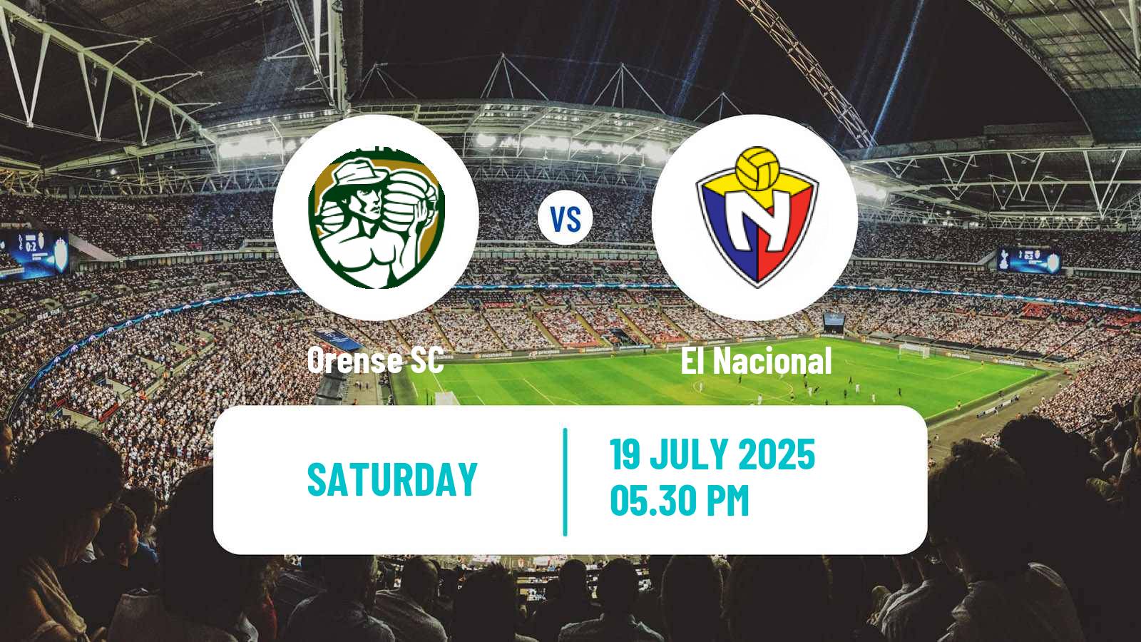 Soccer Ecuadorian Liga Pro Orense - El Nacional