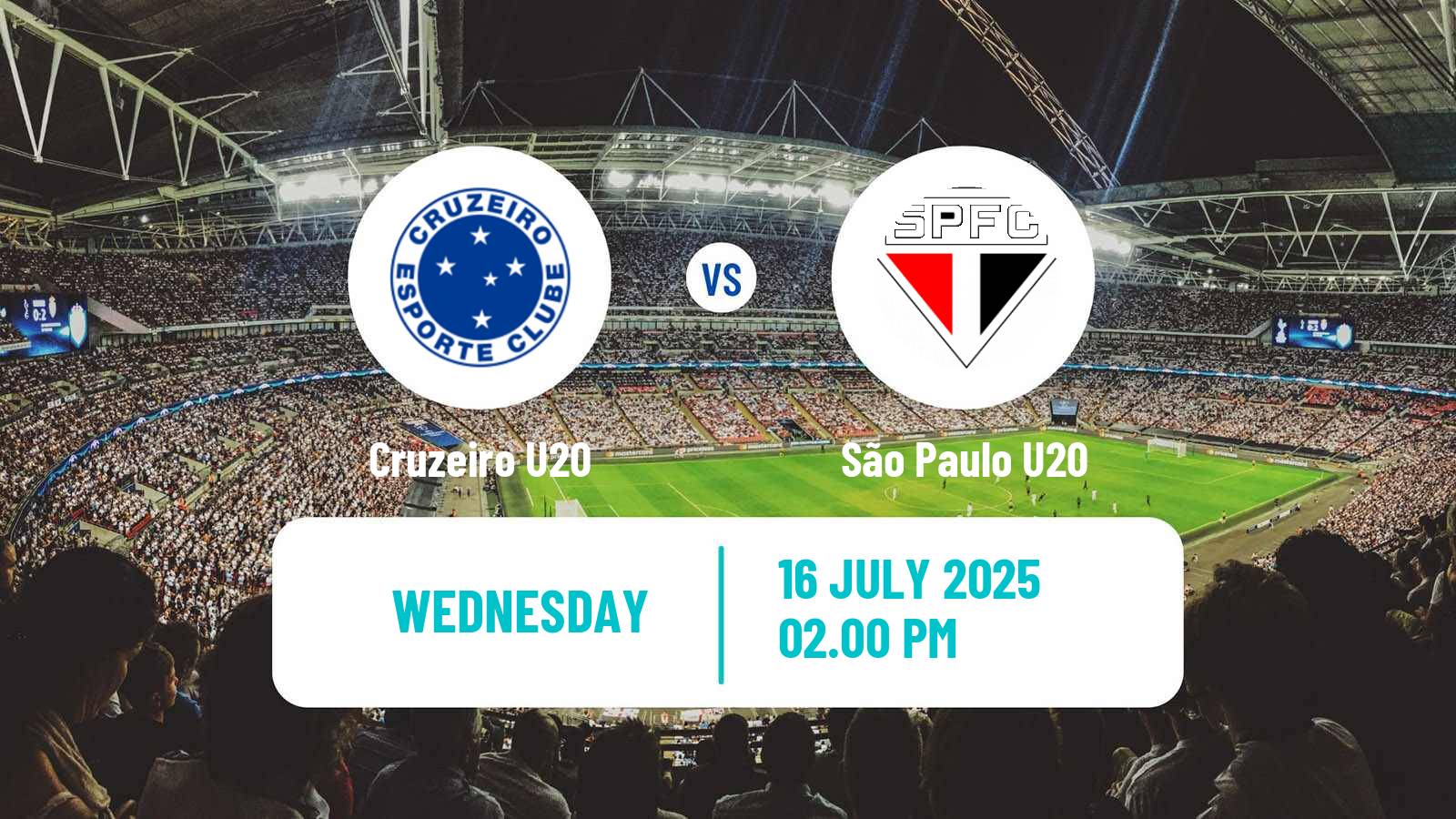 Soccer Brasileiro U20 Cruzeiro U20 - São Paulo U20