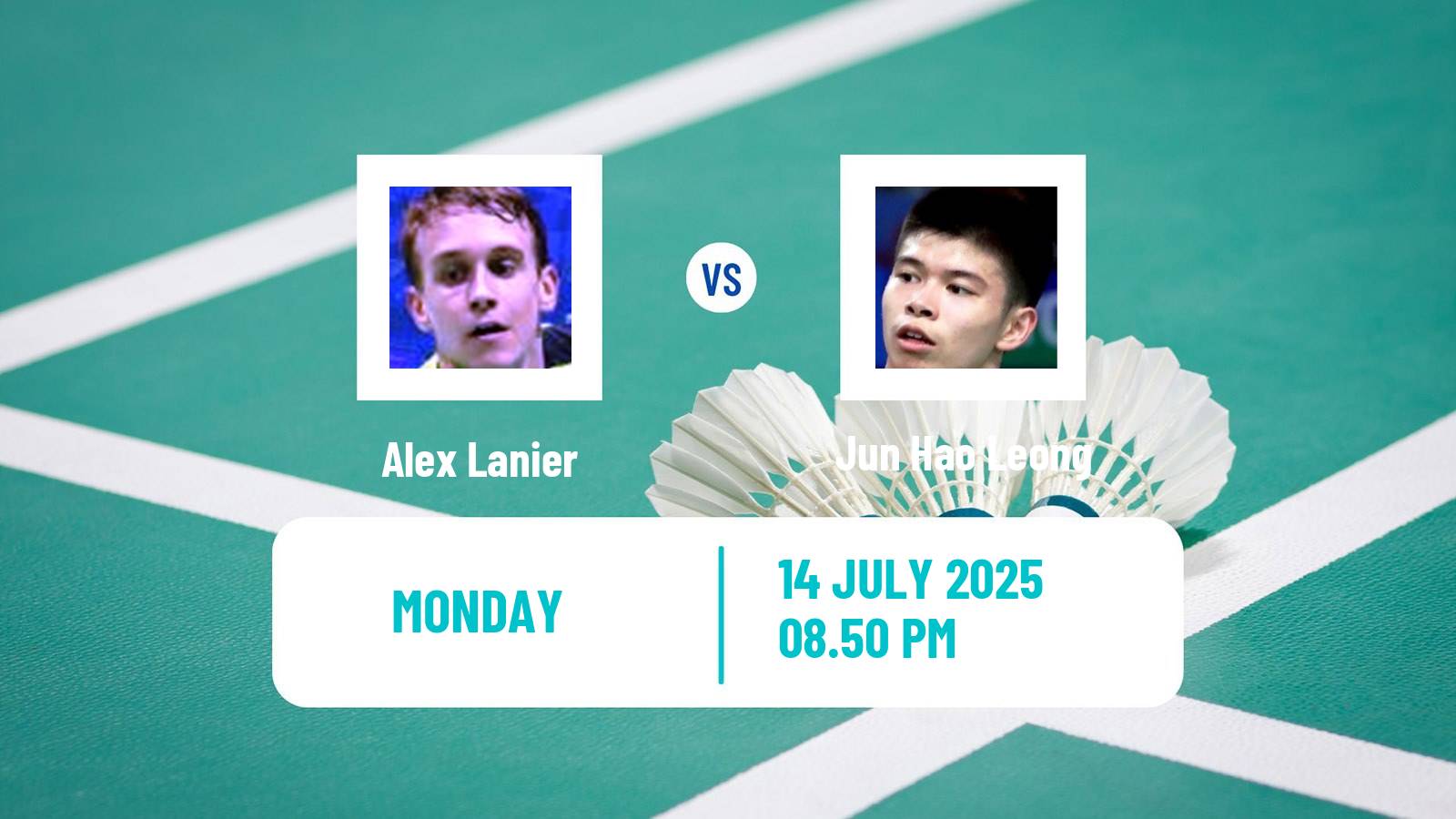 Badminton BWF World Tour Japan Open Men Alex Lanier - Jun Hao Leong