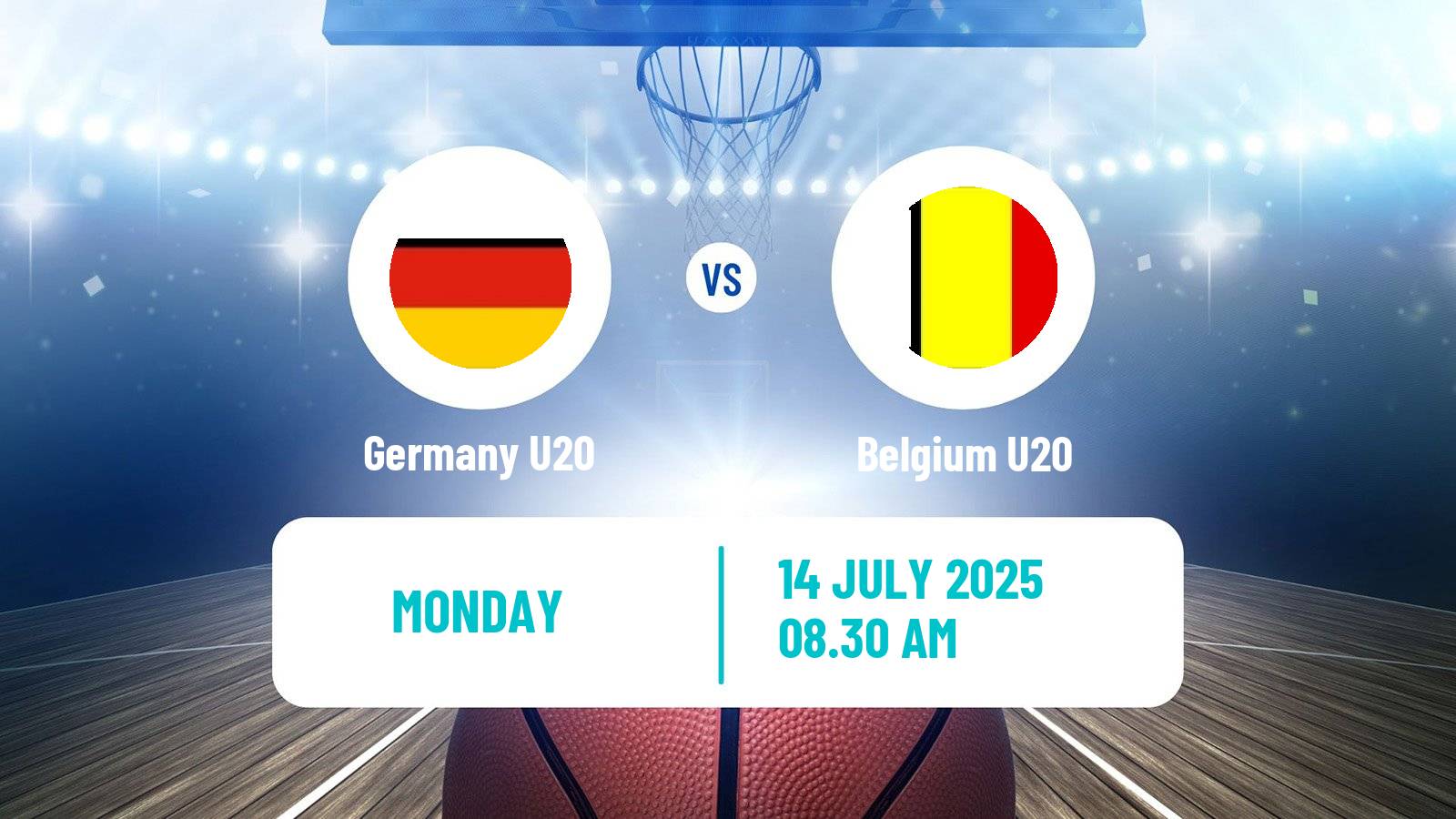 Basketball EuroBasket U20 Germany U20 - Belgium U20