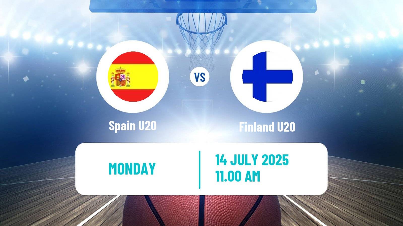 Basketball EuroBasket U20 Spain U20 - Finland U20