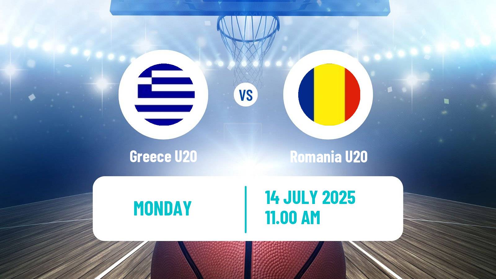 Basketball EuroBasket U20 Greece U20 - Romania U20