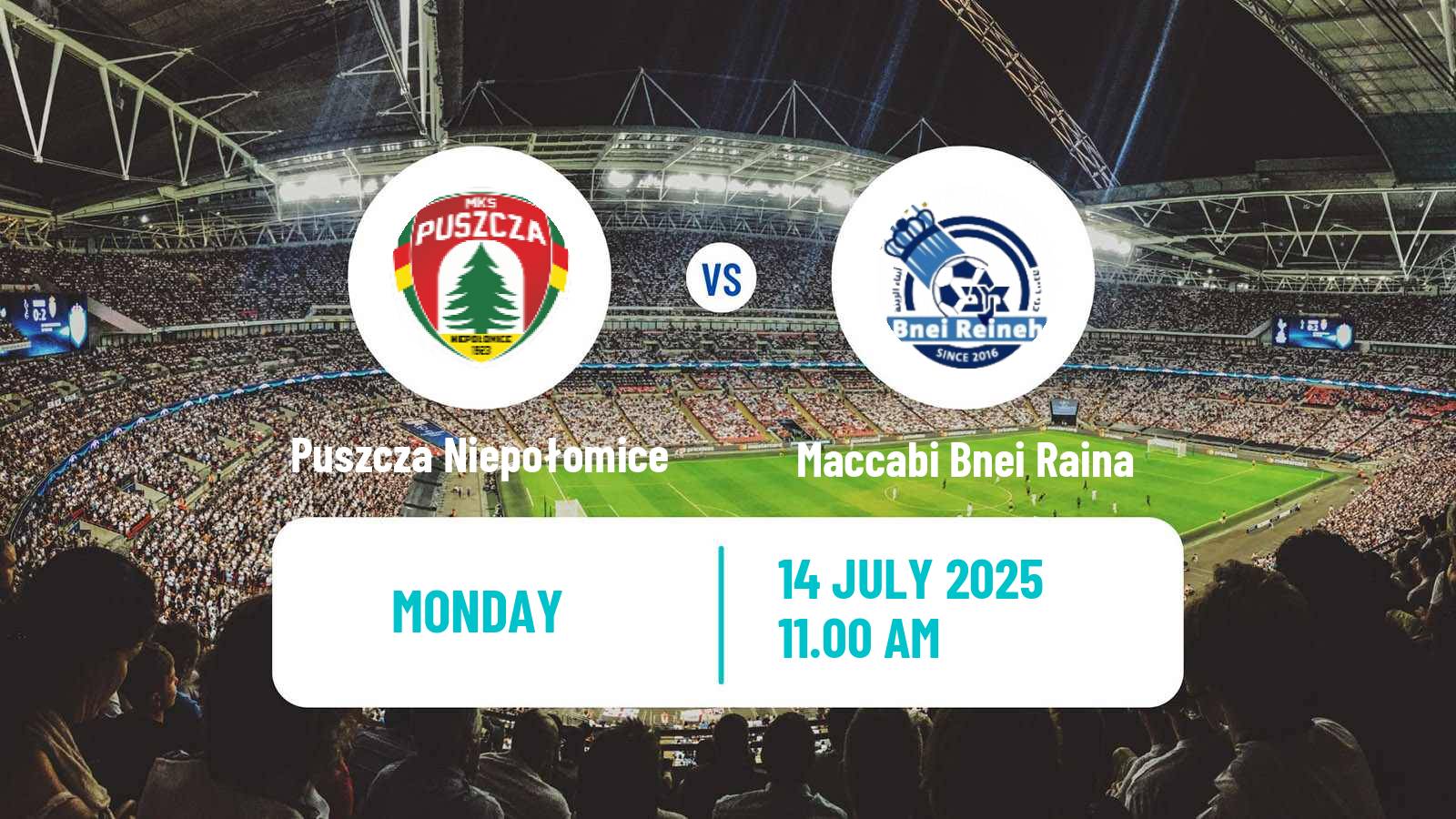 Soccer Club Friendly Puszcza Niepołomice - Maccabi Bnei Raina
