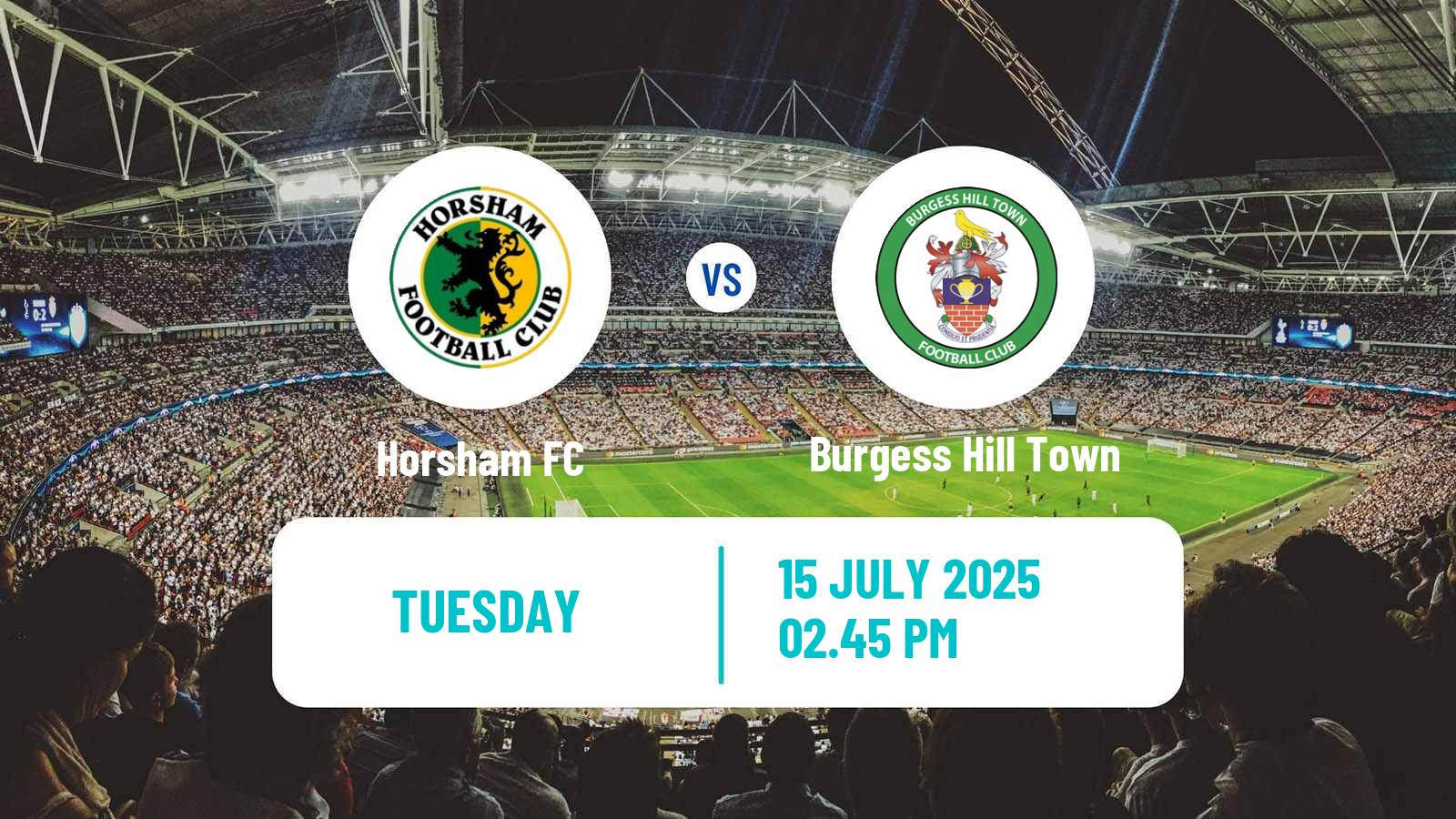 Soccer Club Friendly Horsham - Burgess Hill Town