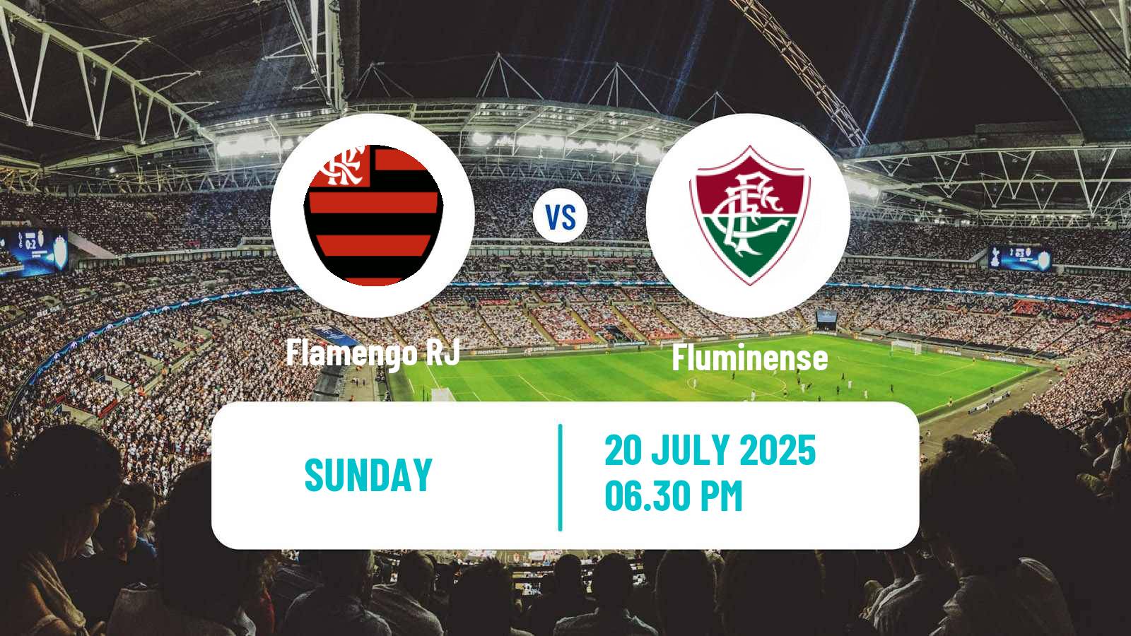 Soccer Brazilian Serie A Flamengo - Fluminense
