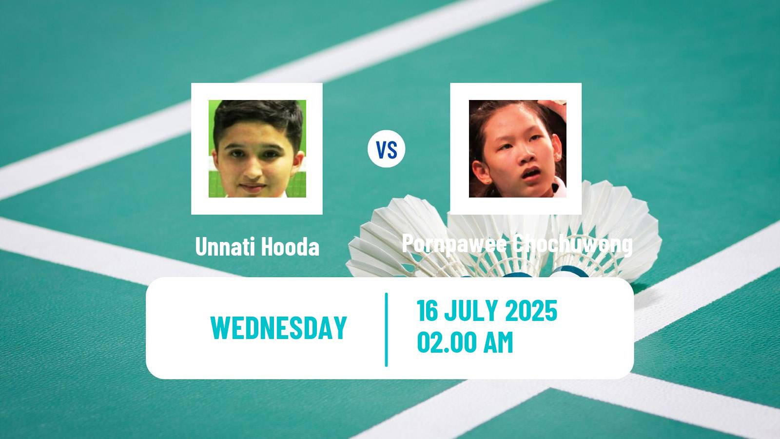 Badminton BWF World Tour Japan Open Women Unnati Hooda - Pornpawee Chochuwong