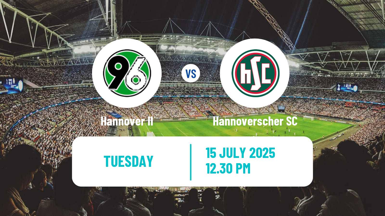 Soccer Club Friendly Hannover II - Hannoverscher SC