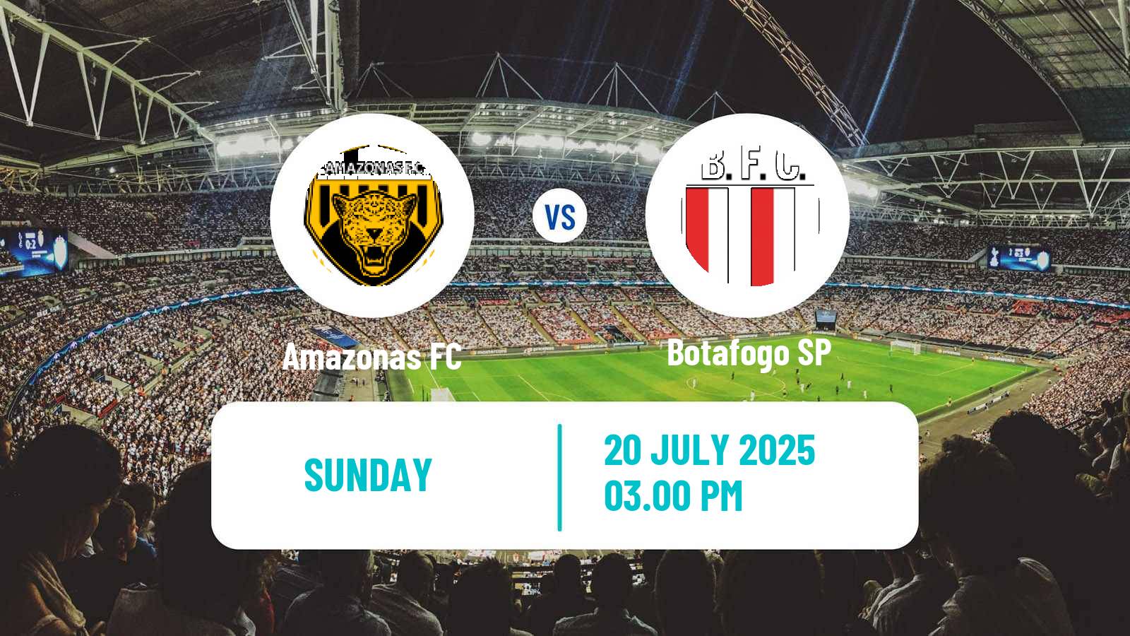 Soccer Brazilian Serie B Amazonas - Botafogo SP