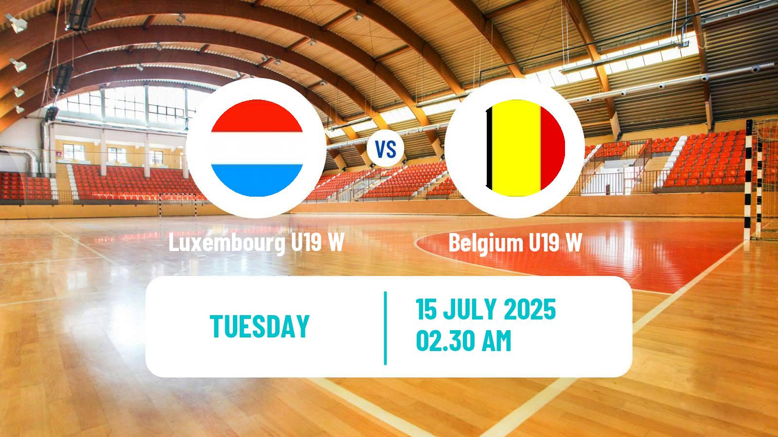 Handball European Championship U19 B Handball Women Luxembourg U19 W - Belgium U19 W