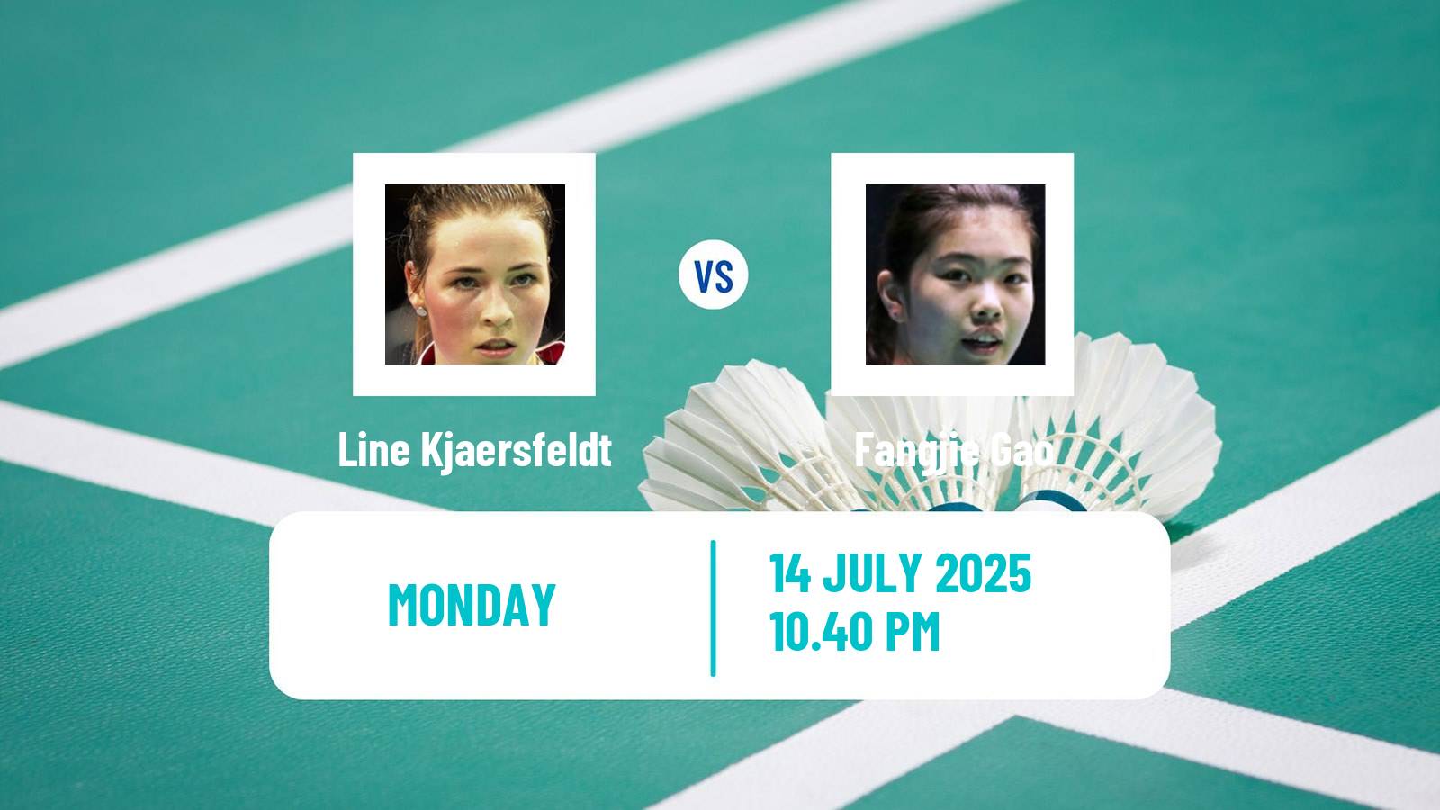 Badminton BWF World Tour Japan Open Women Line Kjaersfeldt - Fangjie Gao