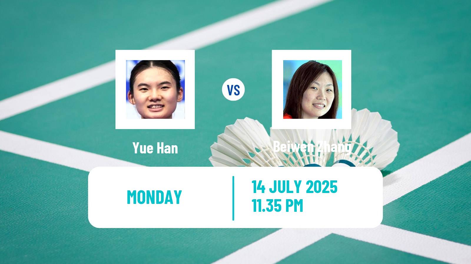 Badminton BWF World Tour Japan Open Women Yue Han - Beiwen Zhang