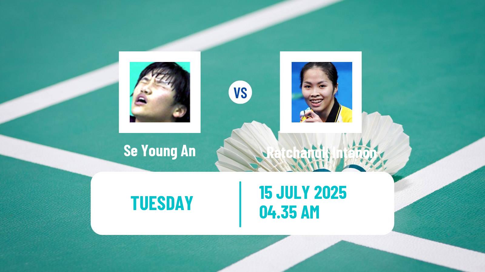 Badminton BWF World Tour Japan Open Women Se Young An - Ratchanok Intanon