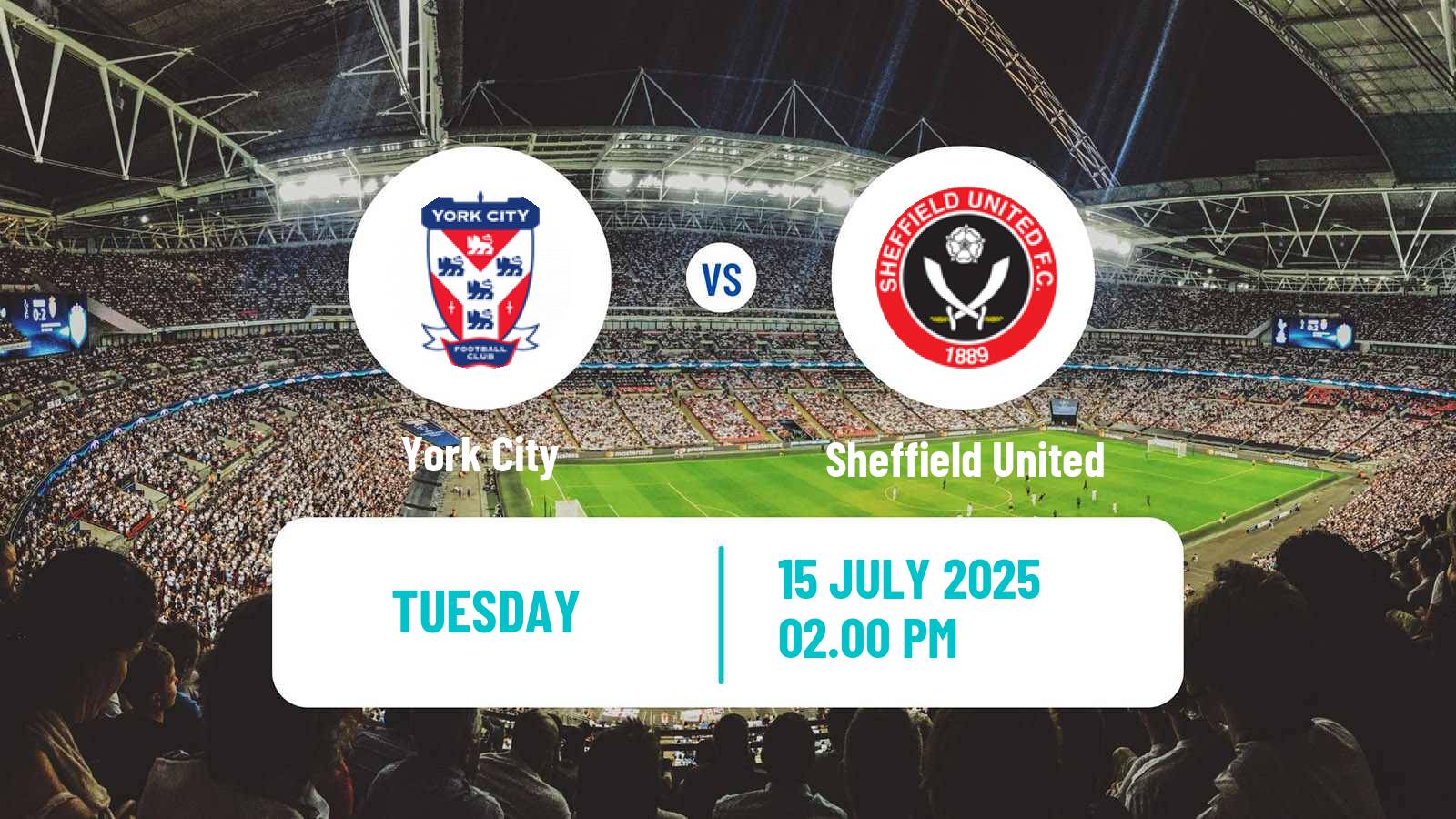 Soccer Club Friendly York City - Sheffield United