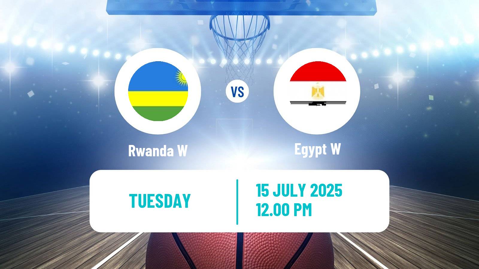 Basketball Friendly International Basketball Women Rwanda W - Egypt W