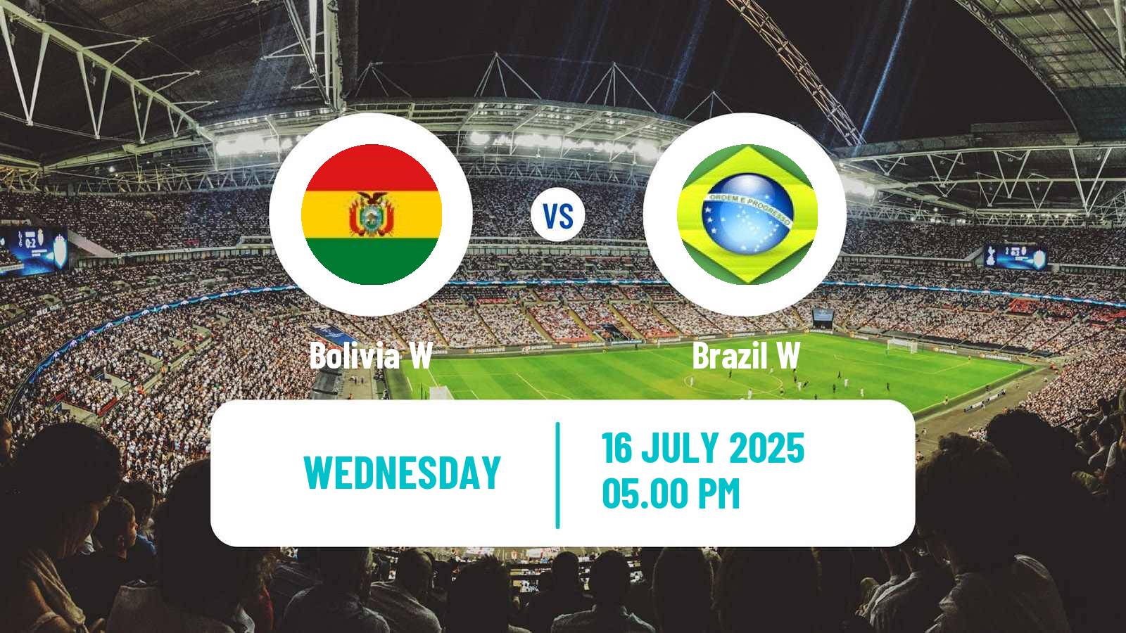 Soccer Copa America Women Bolivia W - Brazil W