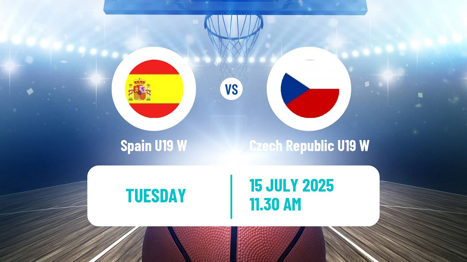 Basketball World Championship U19 Basketball Women Spain U19 W - Czech Republic U19 W