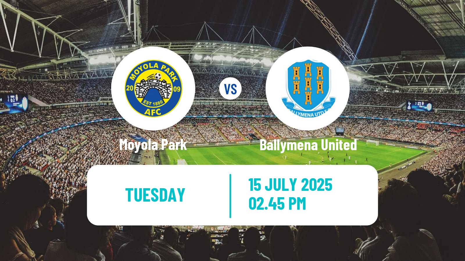 Soccer Club Friendly Moyola Park - Ballymena United