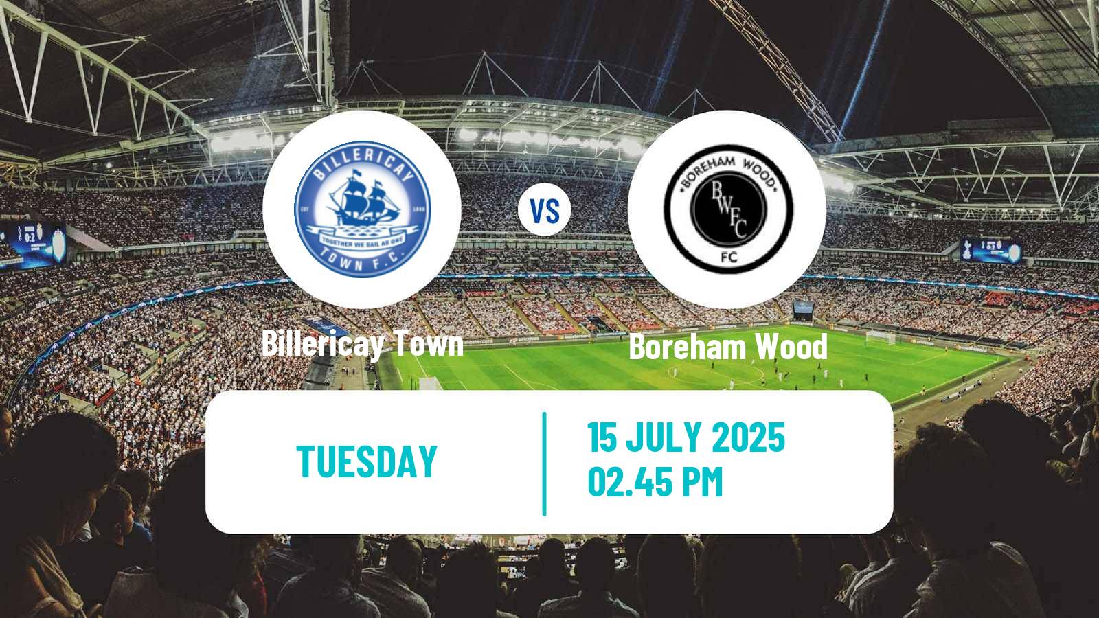 Soccer Club Friendly Billericay Town - Boreham Wood