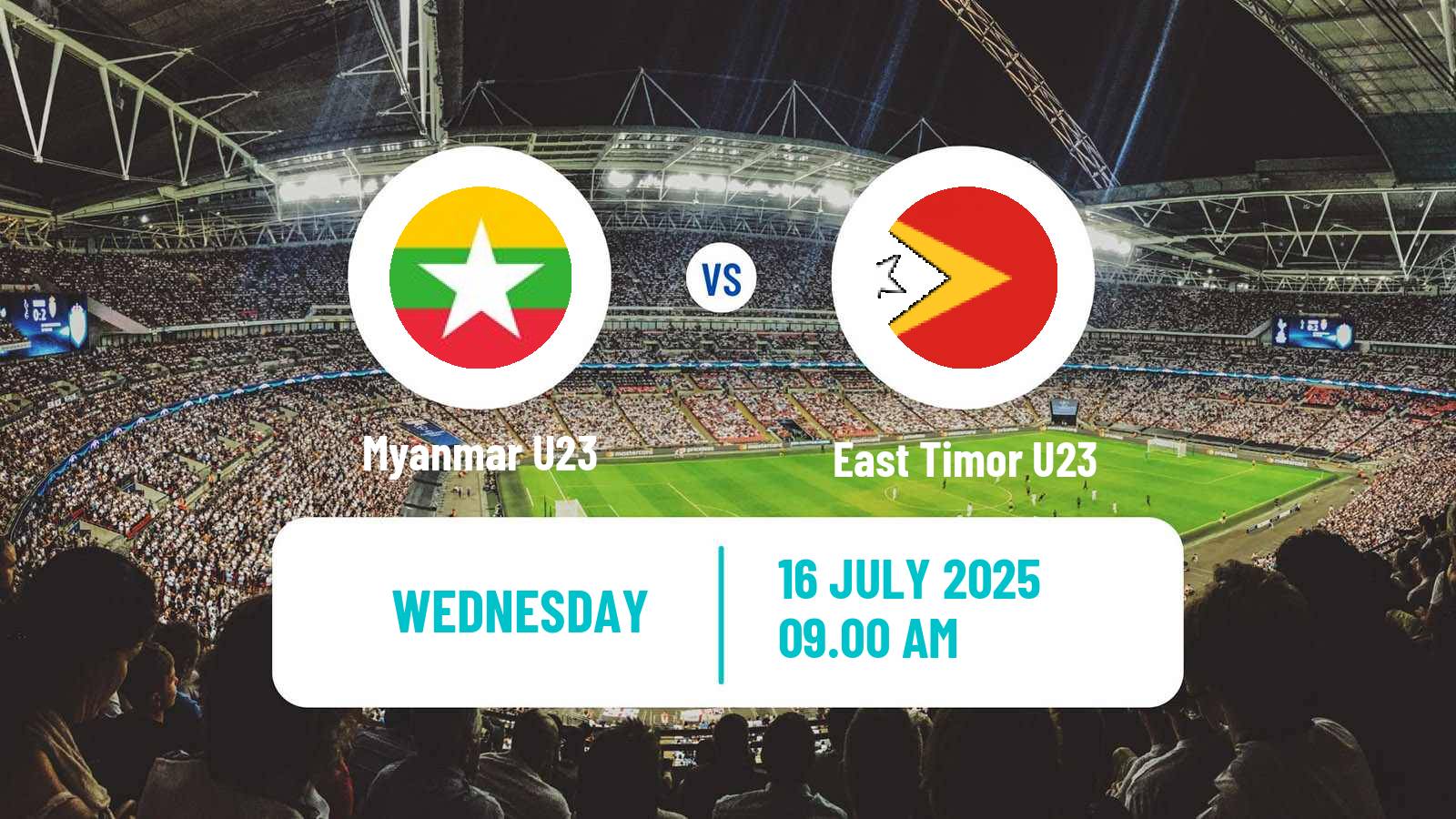 Soccer AFF Championship U23 Myanmar U23 - East Timor U23