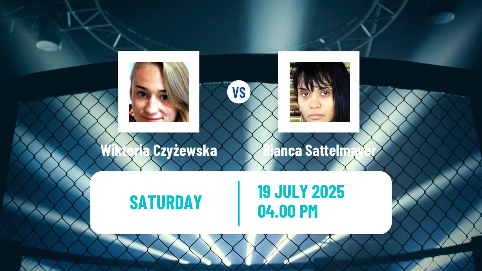 MMA Flyweight Ksw Women Wiktoria Czyżewska - Bianca Sattelmayer