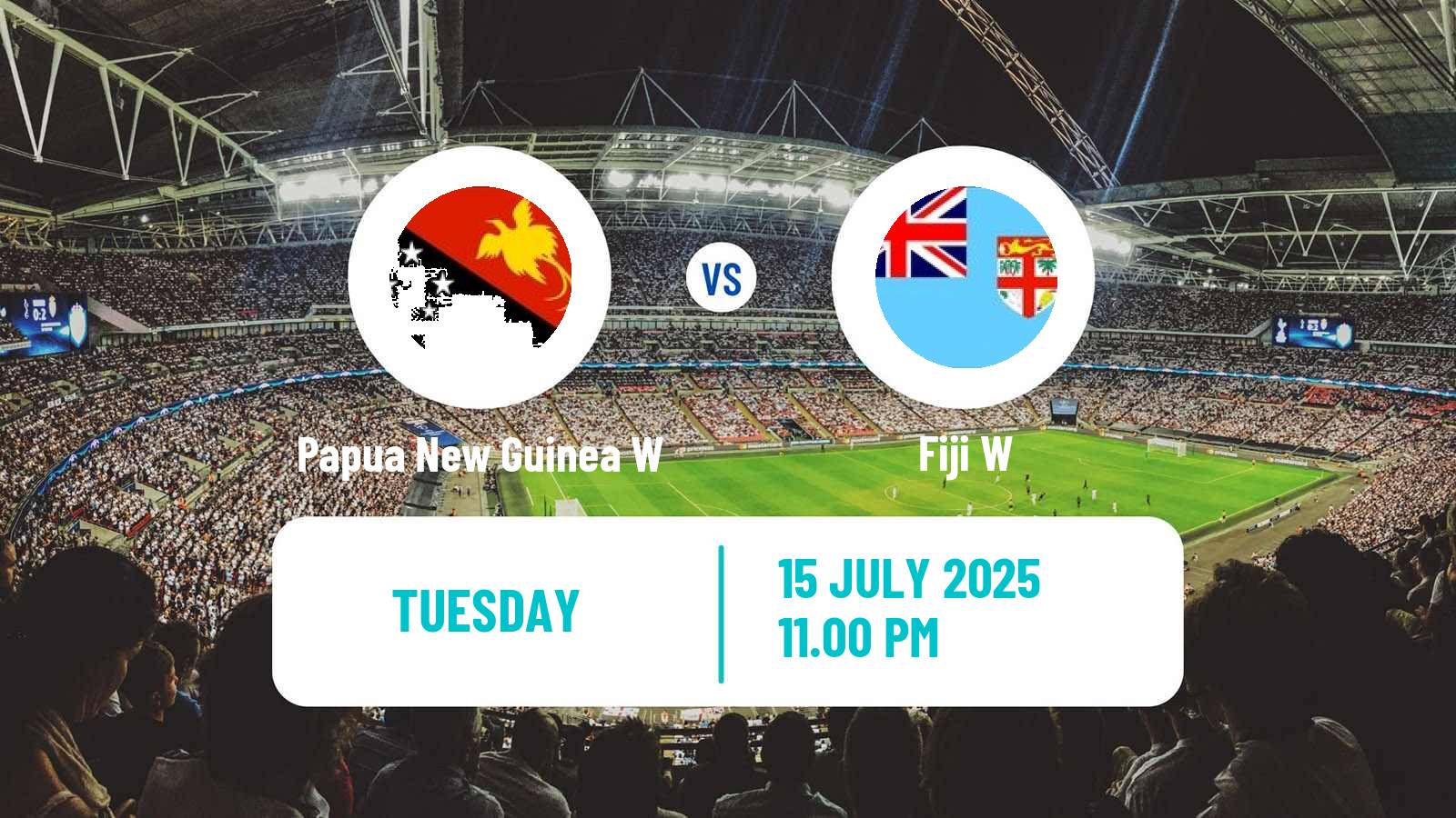 Soccer OFC Nations Cup Women Papua New Guinea W - Fiji W